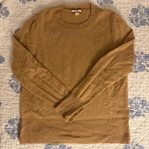 J. Crew Heather Camel Knit Sweater